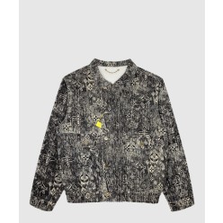 로고 쇼트 코트