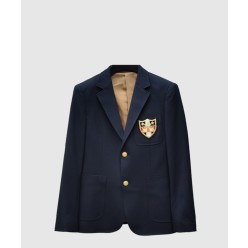 로고 쇼트 코트