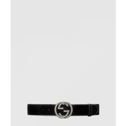 인터로킹 G 버클 와이드 벨트 763389