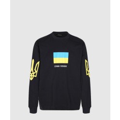 로고 프린트 긴팔