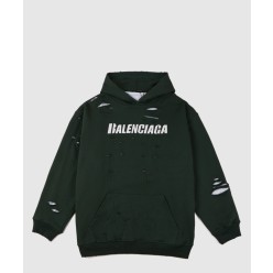 로고 후드 긴팔