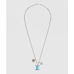 LV 터콰이즈 목걸이 M68904