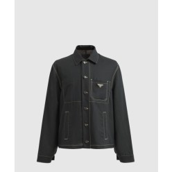 로고 쇼트 코트