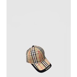 빈티지 체크 베이스볼 캡 8015221