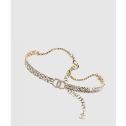 CC 로고 크리스탈 초커 ABA559