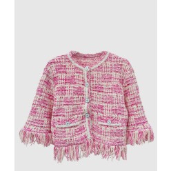 로고 쇼트 코트