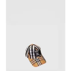 빈티지 체크 베이스볼 캡 8015234