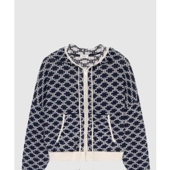 로고 쇼트 코트