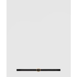 가죽 소재의 프레임 버클 슬림 벨트 732560