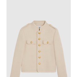 로고 쇼트 코트