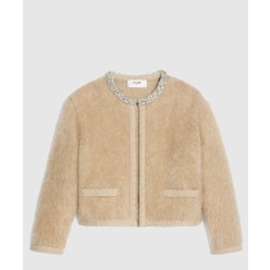 로고 쇼트 코트