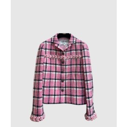 로고 쇼트 코트