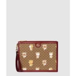 GG 슈프림 캔버스 클러치 654503