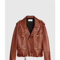 로고 데님 코트