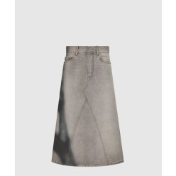 롱 데님 스커트