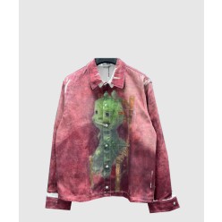 로고 쇼트 코트