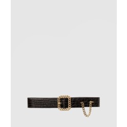 사각 체인 버클 벨트 640575