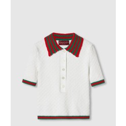 프린트 니트 톱