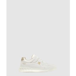 나파 가죽 원 스터드 로우탑 스니커즈 WYOSOE