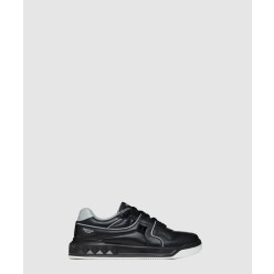 나파 가죽 원 스터드 로우탑 스니커즈 WY2SOE