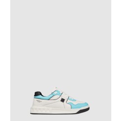 나파 가죽 원 스터드 로우탑 스니커즈 XY2SOE