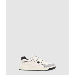 나파 가죽 원 스터드 로우탑 스니커즈 WY2SOE