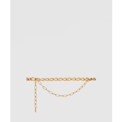 메탈 이중 체인 벨트 660507