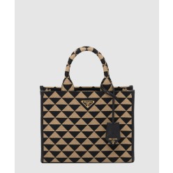 스몰 자수 패브릭 핸드백 1BA354