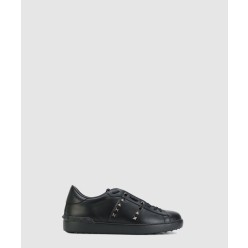 송아지 가죽 락스터드 언타이틀드 스니커즈 VY2S09