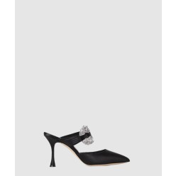 크리스털 버클 뮬