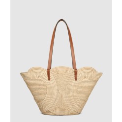 트리오페 미듐 라피아 버킷백 116982