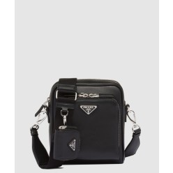 파우치가 있는 가죽 숄더백 2VH168