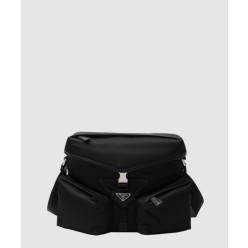 리나일론 및 가죽 숄더백 2VD062