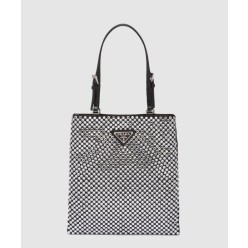 크리스탈 새틴 핸드백 1BA253