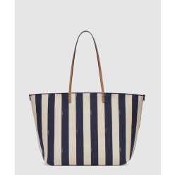 라지 스트라이프와 쇼퍼백 8BH425