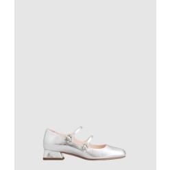 트레 비비에 플랫 발레리나 뮬 5403