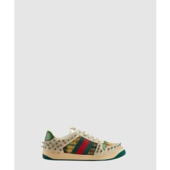 스크리너 GG 가죽 스니커즈 722613