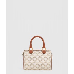 스몰 로고 엠보 소가죽 보스턴백 113772