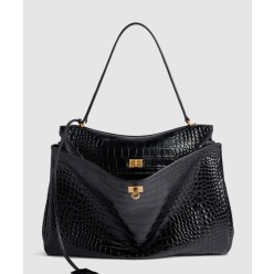 로데오 라지 크로커다일 엠보싱 핸드백 789744