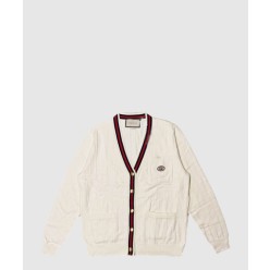 니트 로고 코트