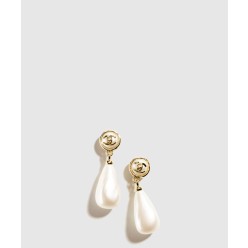 진주 클립온 펜던트 귀걸이  ABD692