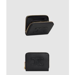 퀴르 트리옹프 컴팩트 지퍼 지갑 10K533