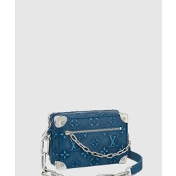 미니 데님 소프트 트렁크 크로스백 M21368