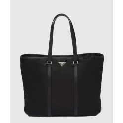 리나일론 및 사피아노 가죽 토트백 2VG112