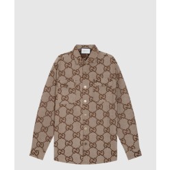 로고 프린트 셔츠 톱