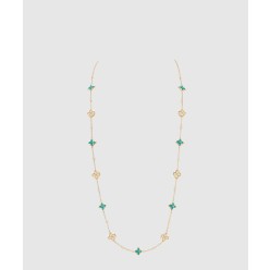 컬러 블라썸 BB 멀티 패턴 롱 목걸이 Q94887