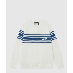 로고 니트 상의