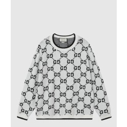 로고 니트 상의