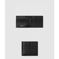 체크 엠보 가죽 2단 머니클립 80493141