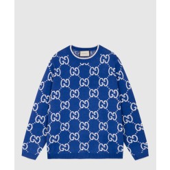 로고 니트 상의